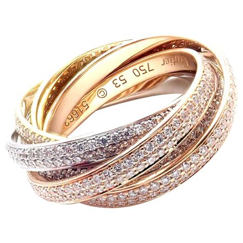 cartier ring three band|cartier trinity ring buy online.